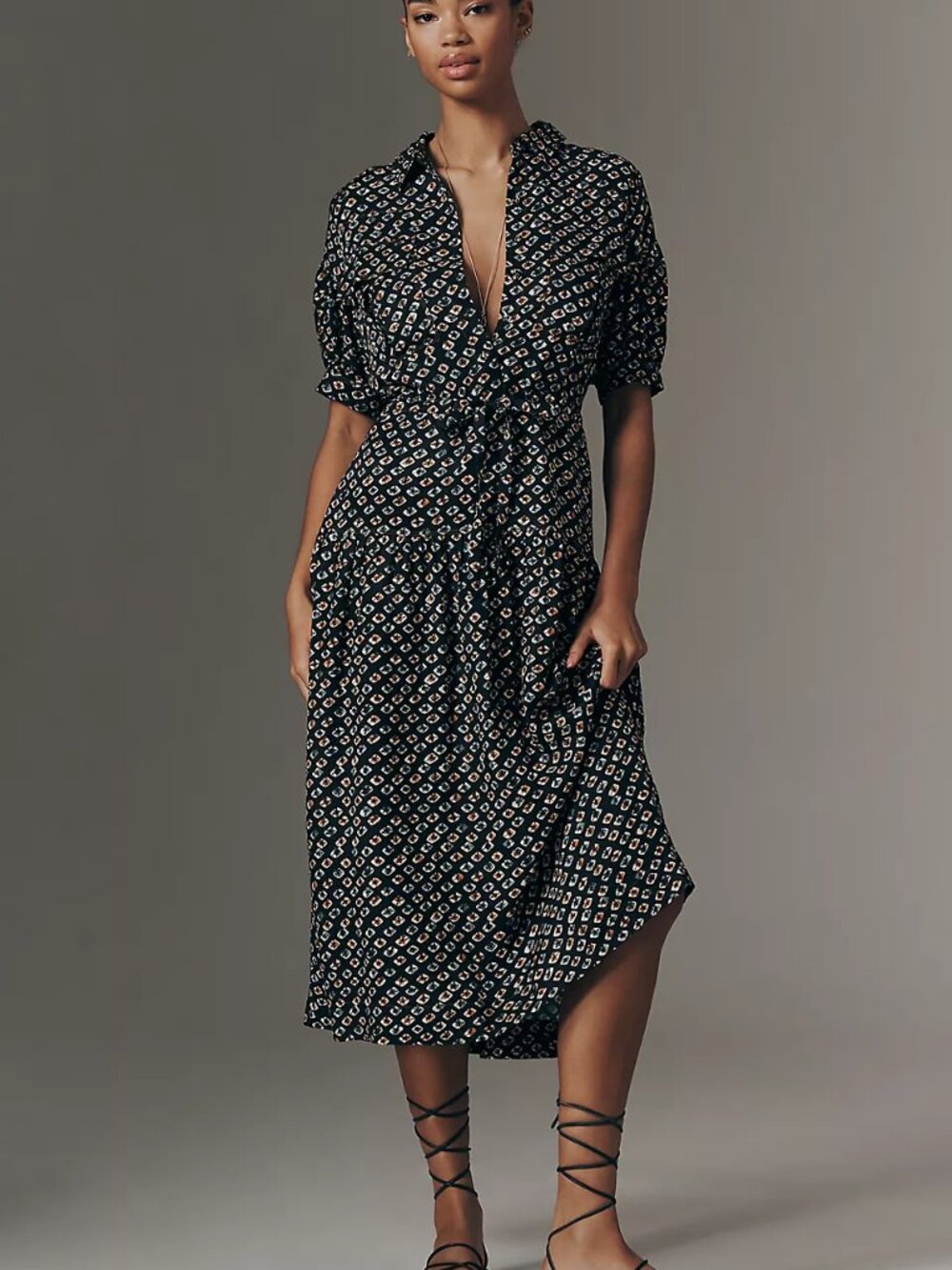 By Anthropologie Utility Pocket Shirtdress Size XXS NWT